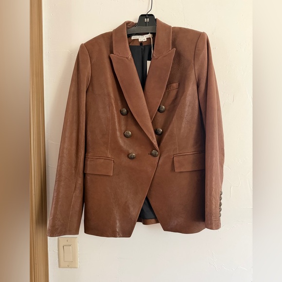 Veronica Beard
Miller Leather Dickey Jacket
NWT
SIZE 12 - Picture 8 of 15